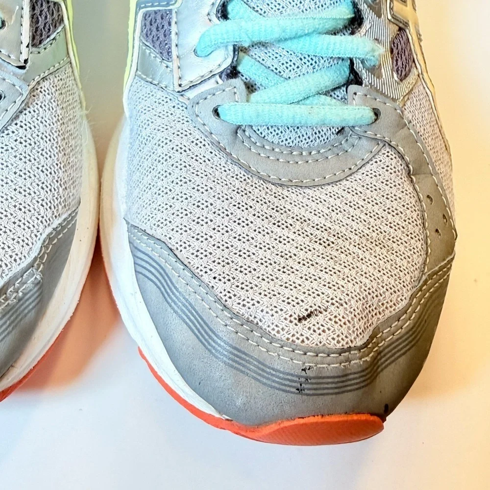 ASICS Women's Running Shoes - Gray and Mint 8.5